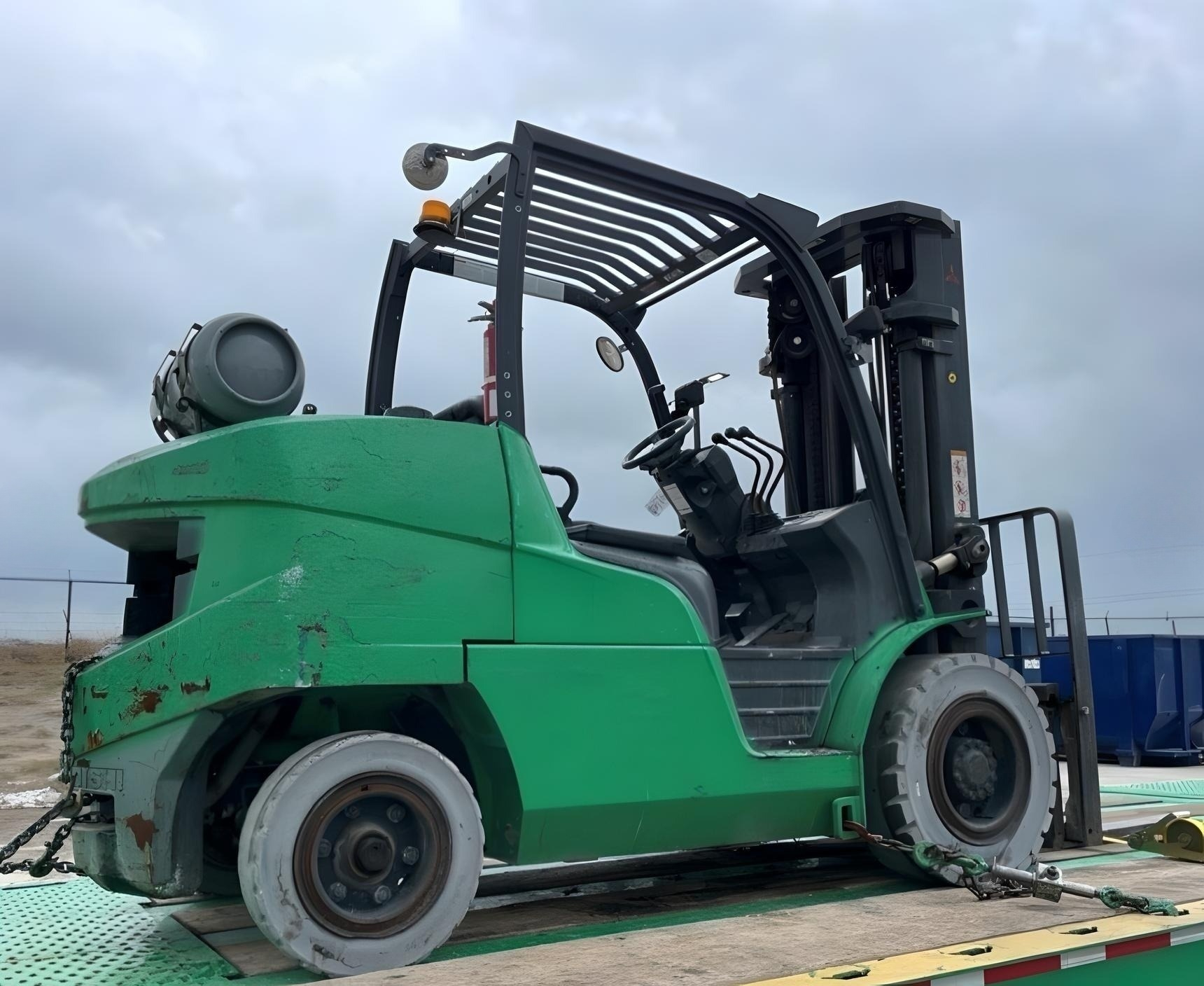 Used 2012 Mitsubishi FG50K Forklift for sale in Calgary, AB - LL69177NI