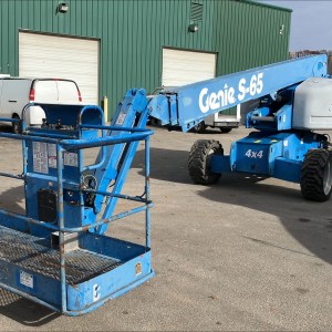 Used 2008 Genie S65 Telescopic Boom Lift for sale in Milwaukee, WI / FOB Wisconsin - LL26-066