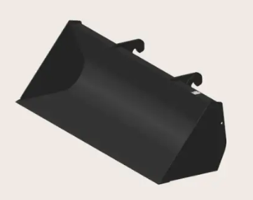Telehandler bucket attachment, 1.0 cubic yard, 73 inch width, Lyon Lifts