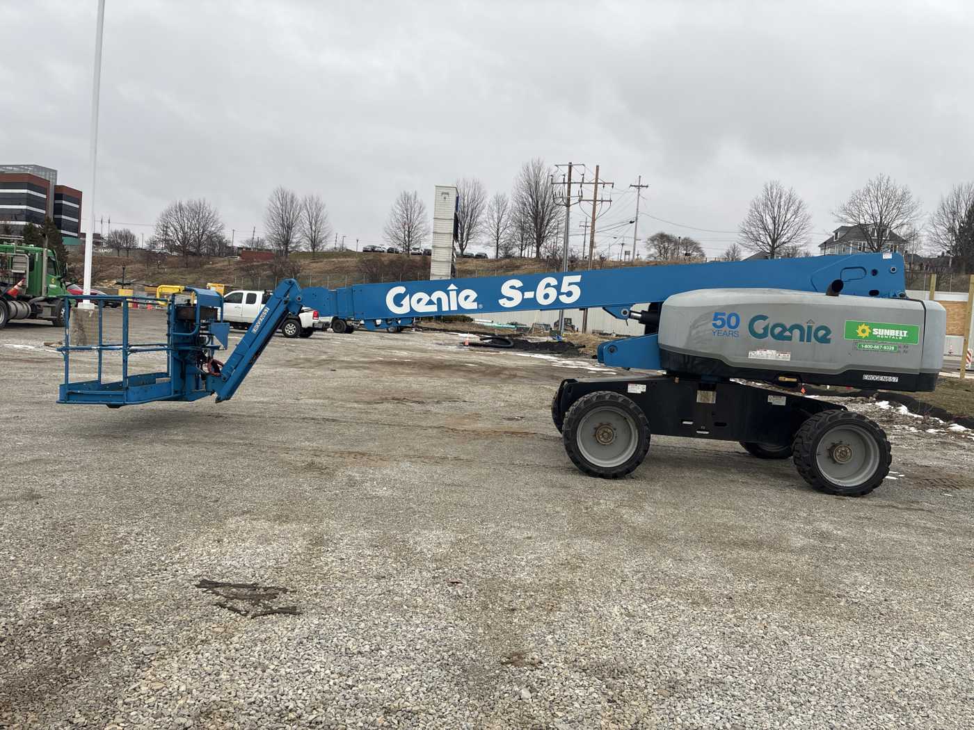 Used 2017 Genie S65 Telescopic Boom Lift for sale in Pittsburgh, PA / FOB Illinois - LL27-020