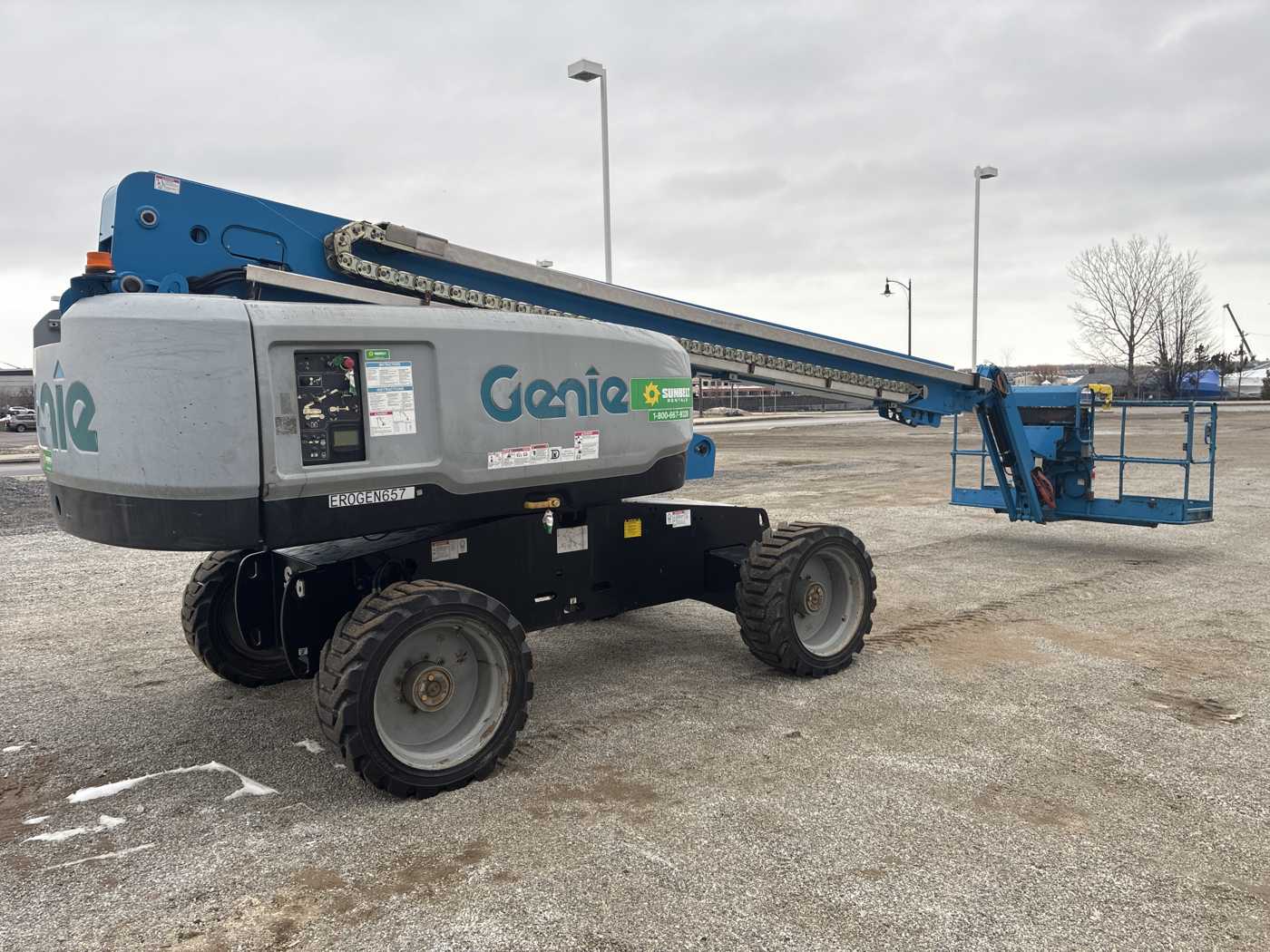 Used 2017 Genie S65 Telescopic Boom Lift for sale in Pittsburgh, PA / FOB Illinois - LL27-020